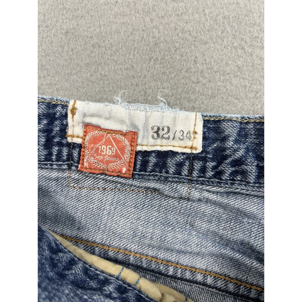Gap Jeans Men's Size 32/34 Blue Straight Leg - Picture 2 of 9